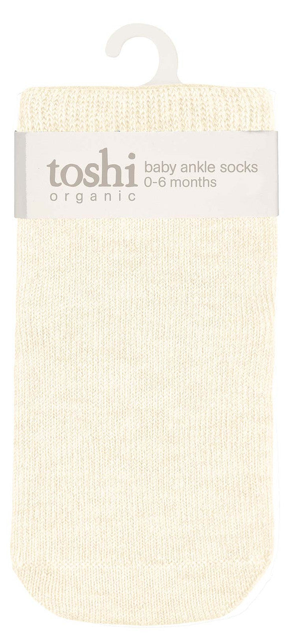 Toshi Organic Ankle Socks - Feather