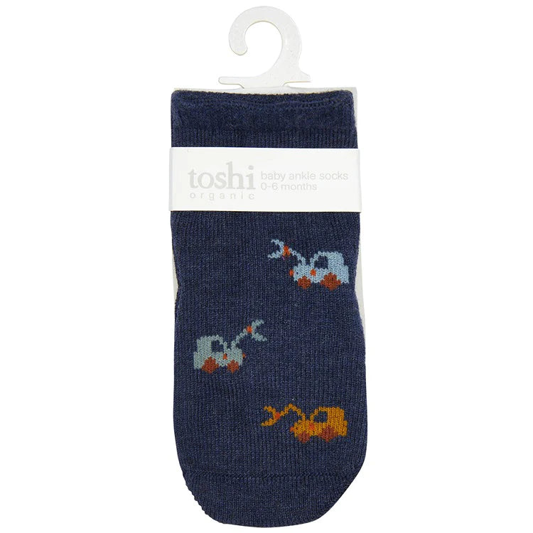 Toshi Organic Ankle Socks - Earthmover