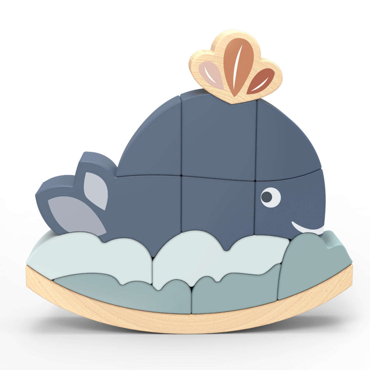 Speedy Monkey - Rocking Stacker Whale