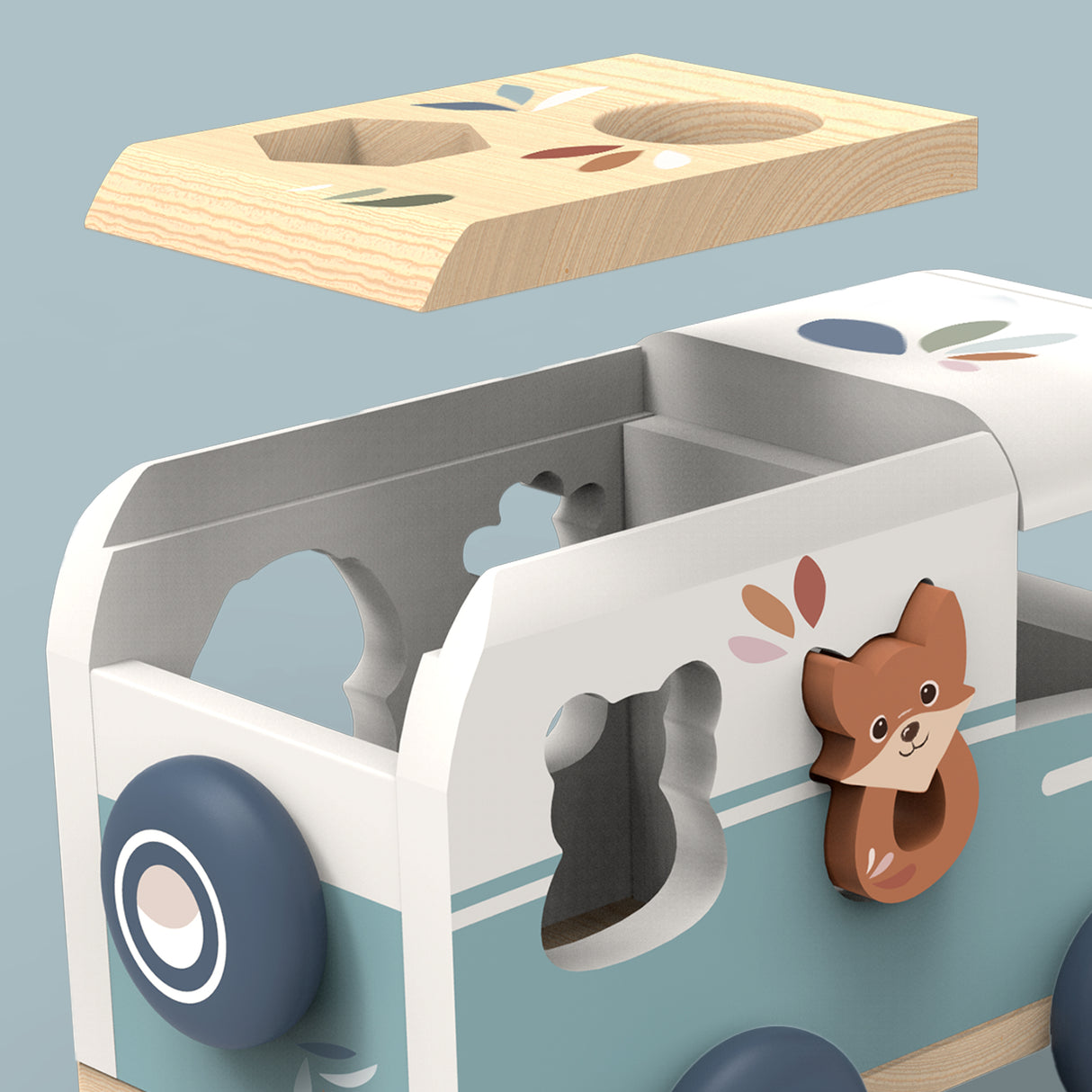 Speedy Monkey Shape Sorter Van