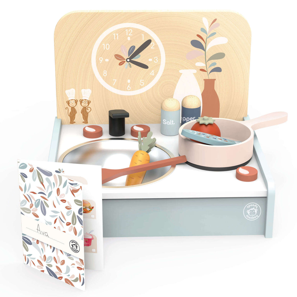 Speedy Monkey - Table Kitchen + 8 Accessories