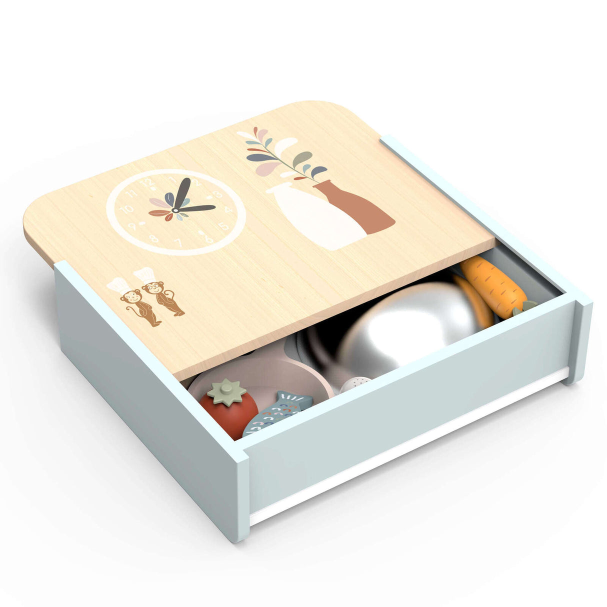 Speedy Monkey - Table Kitchen + 8 Accessories