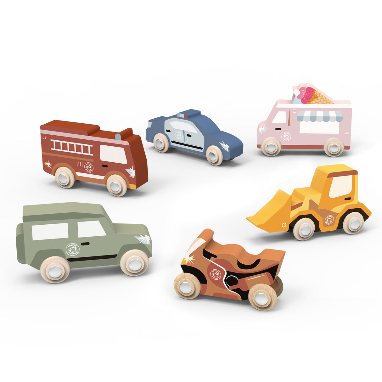 Speedy Monkey Utility Vehicles - Assorted