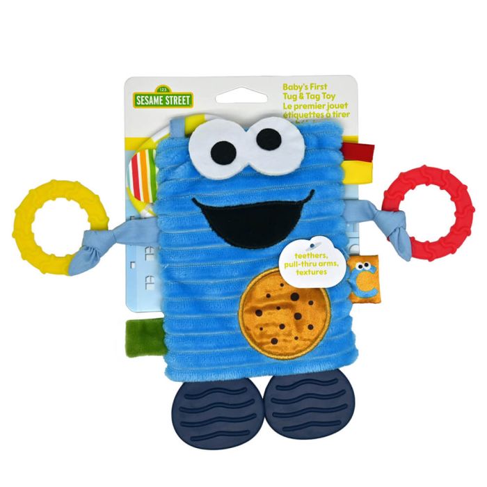 Sesame Street Tug + Tag Toy - Cookie Monster