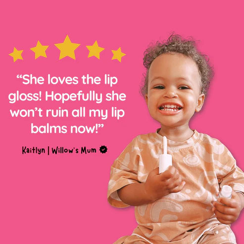 No Nasties Natural Kids Lip Gloss Juicy Watermelon