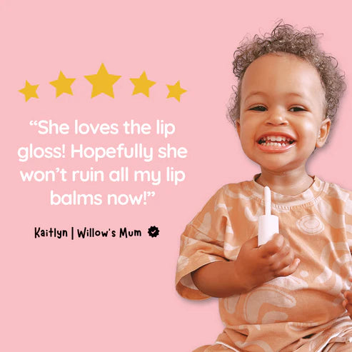 No Nasties Natural Lip Gloss Strawberry Cupcake