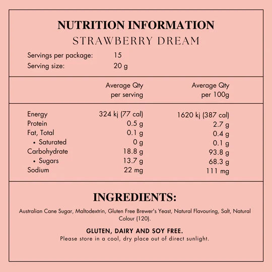 Made To Milk Strawberry Dream Lactation Drink 300g