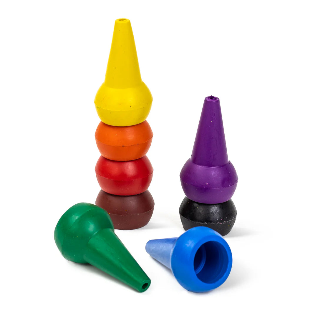 Tiger Tribe Stackable Crayons - Retro Rainbow
