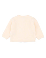Minihaha Girls Cream Pointelle Cardigan