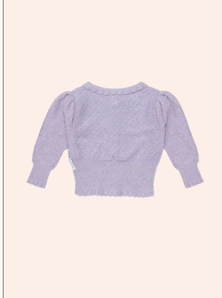 Huxbaby Pointelle Sparkles Cardi
