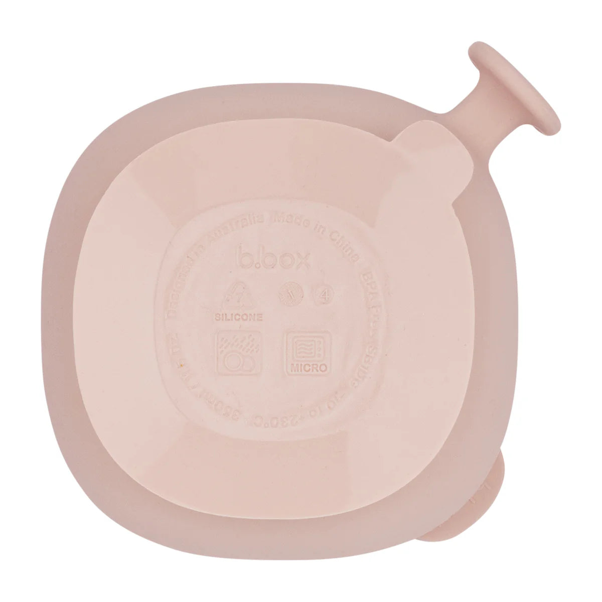 b.box Silicone Bowl + Lid - Blush