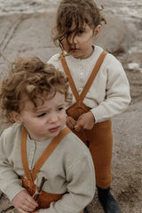 Silly Silas Hippy Footed Tights - Amber