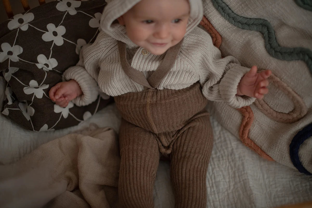 Silly Silas Hippy Footed Tights - Cocoa Blend