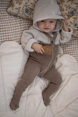 Silly Silas Hippy Footed Tights - Cocoa Blend