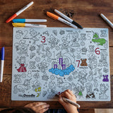 Hey Doodle Reusable Colouring Mat - Sugar & Spice