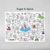 Hey Doodle Reusable Colouring Mat - Sugar & Spice