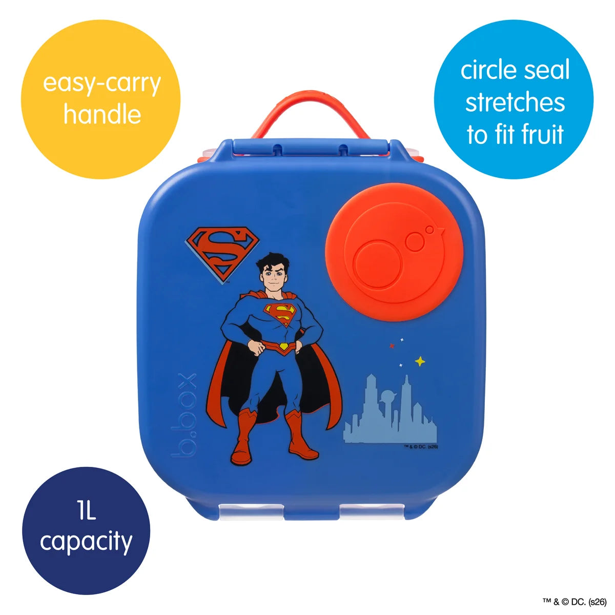 b.box Mini Lunchbox - Superman