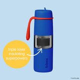 b.box Insulated Flip Top Bottle 690ml - Superman