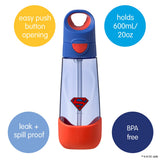 b.box Tritan Drink Bottle 600ml - Superman