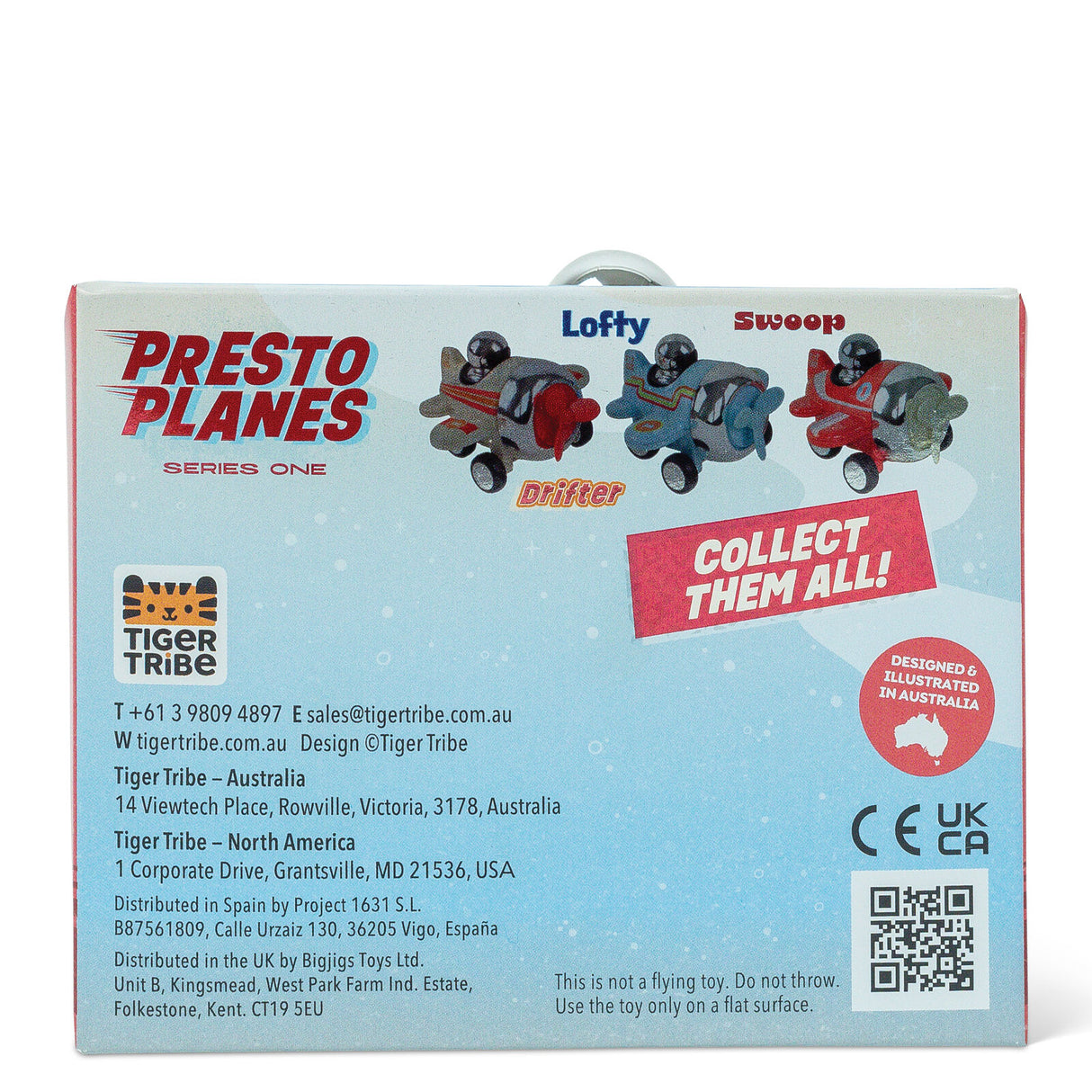 Tiger Tribe Presto Plane - Red