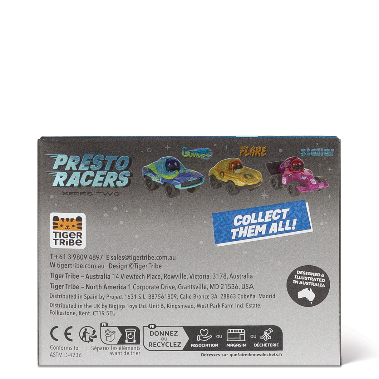 Tiger Tribe Presto Racers - Comet (Blue/Green)