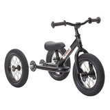 Trybike 2-in-1 Steel Balance Bike - Black