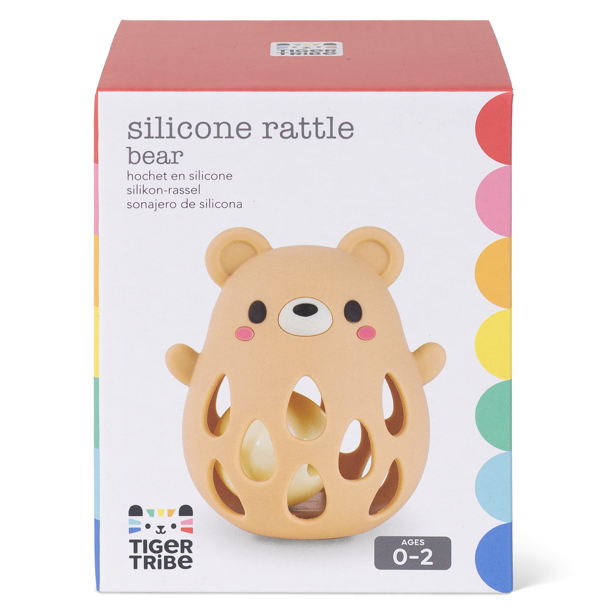 Tiger Tribe Silicone Rattle - Bear
