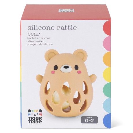 Tiger Tribe Silicone Rattle - Bear