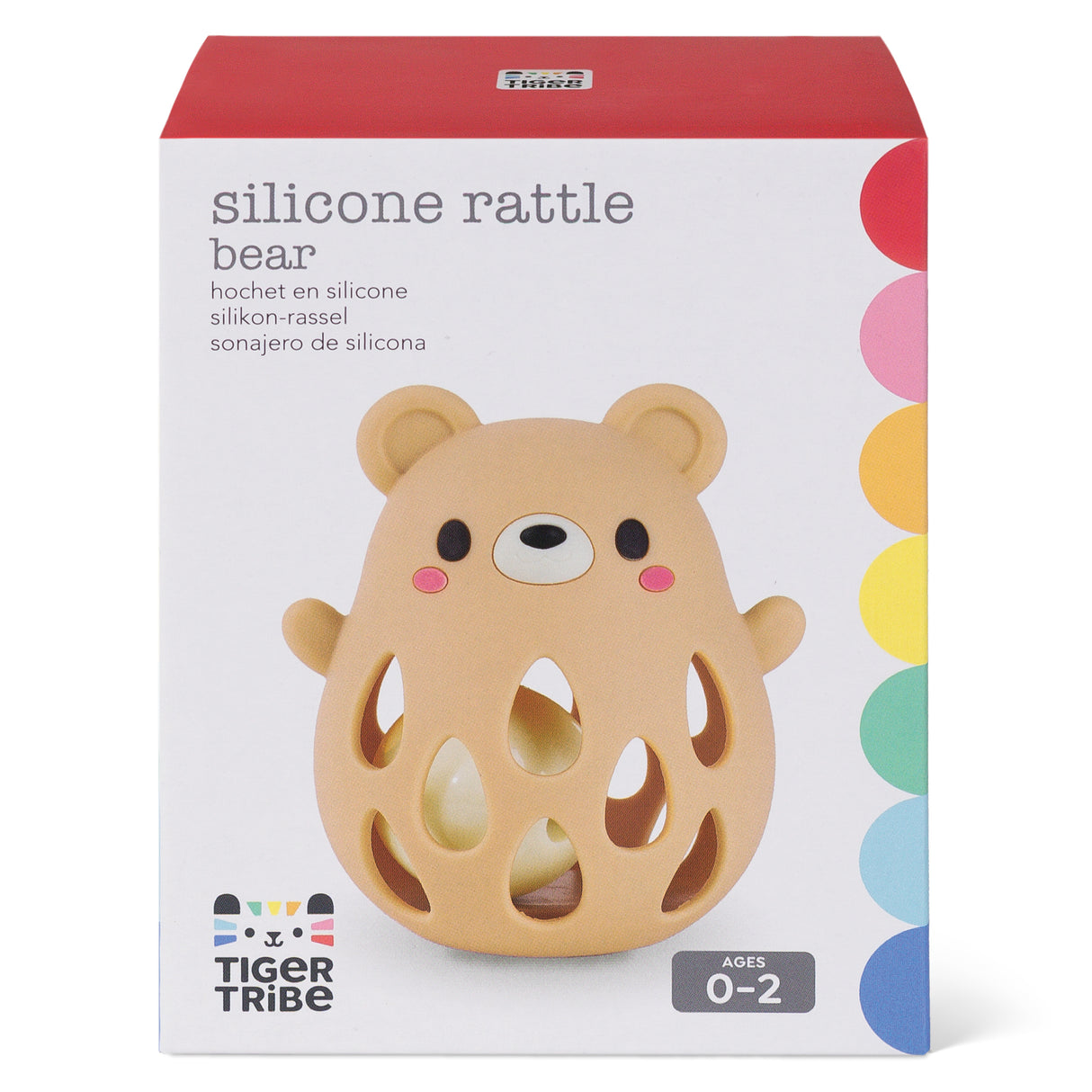 Tiger Tribe Silicone Rattle - Bear