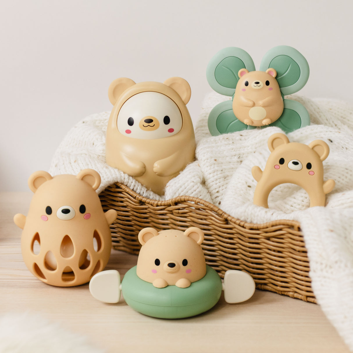Tiger Tribe Silicone Teether - Bear