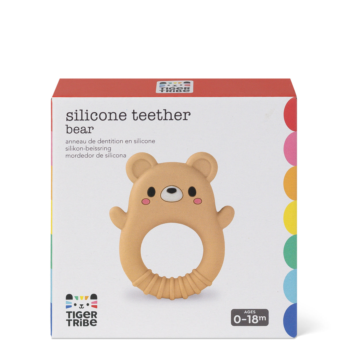 Tiger Tribe Silicone Teether - Bear