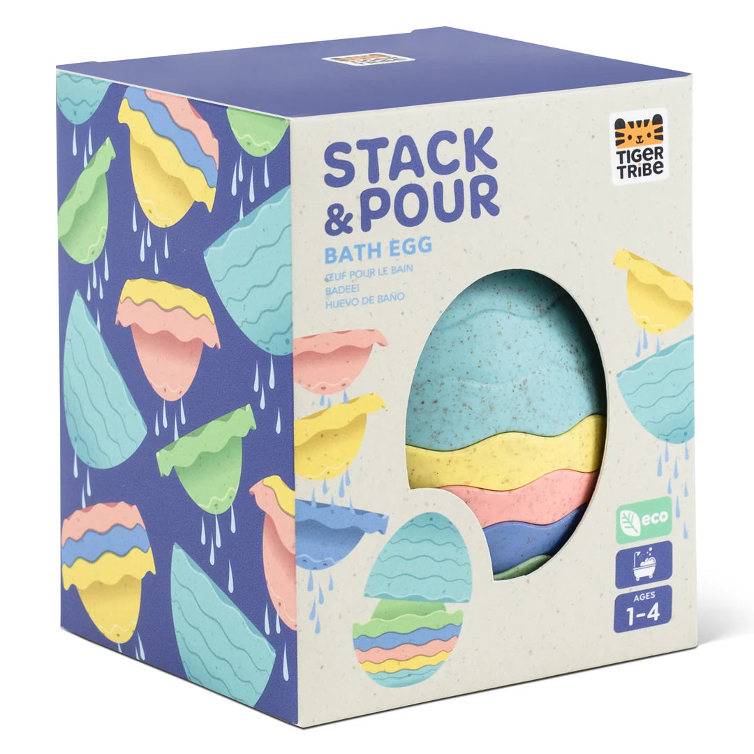 Tiger Tribe - Stack and Pour Bath Egg