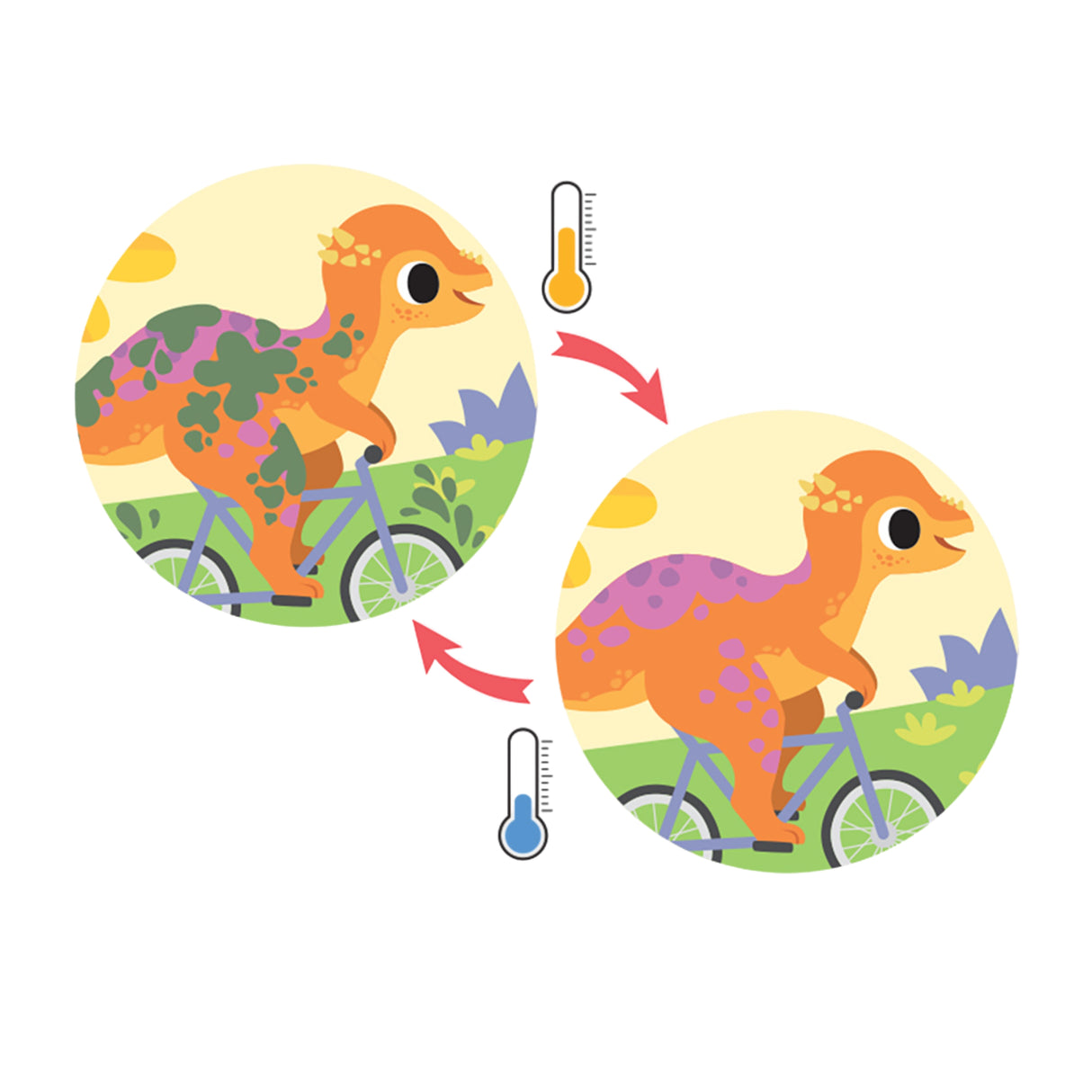 Tiger Tribe Magic Bath Book - Messy Dinosaurs