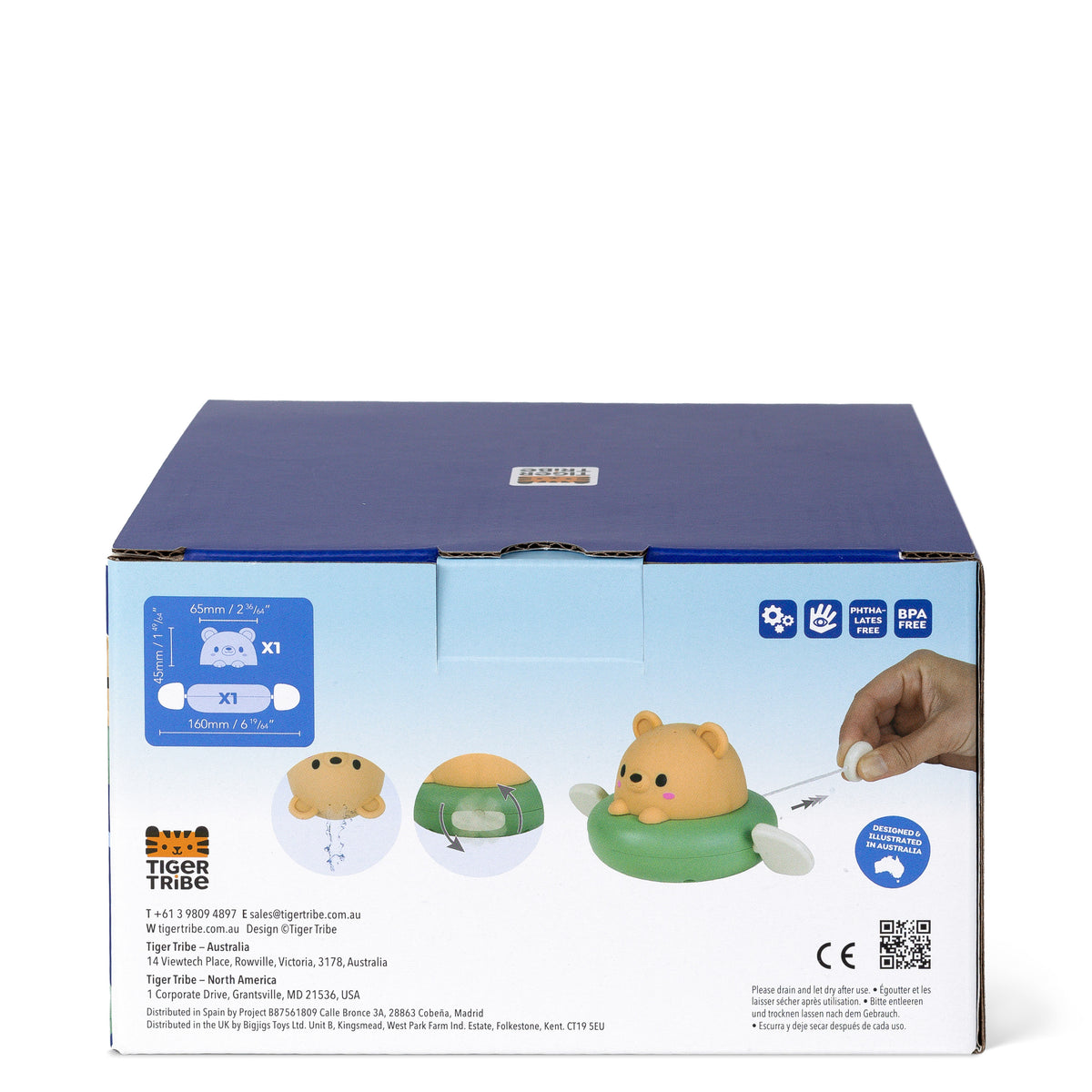 Tiger Tribe Bath Paddle Boat - Bear