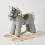 Jiggle + Giggle Rocking Tweed Horse