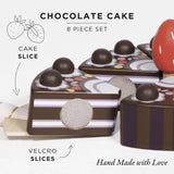 Le Toy Van Wooden Chocolate Gateau Cake