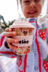 bbcino 120mL Babycino Cup - Scoops (Pink)