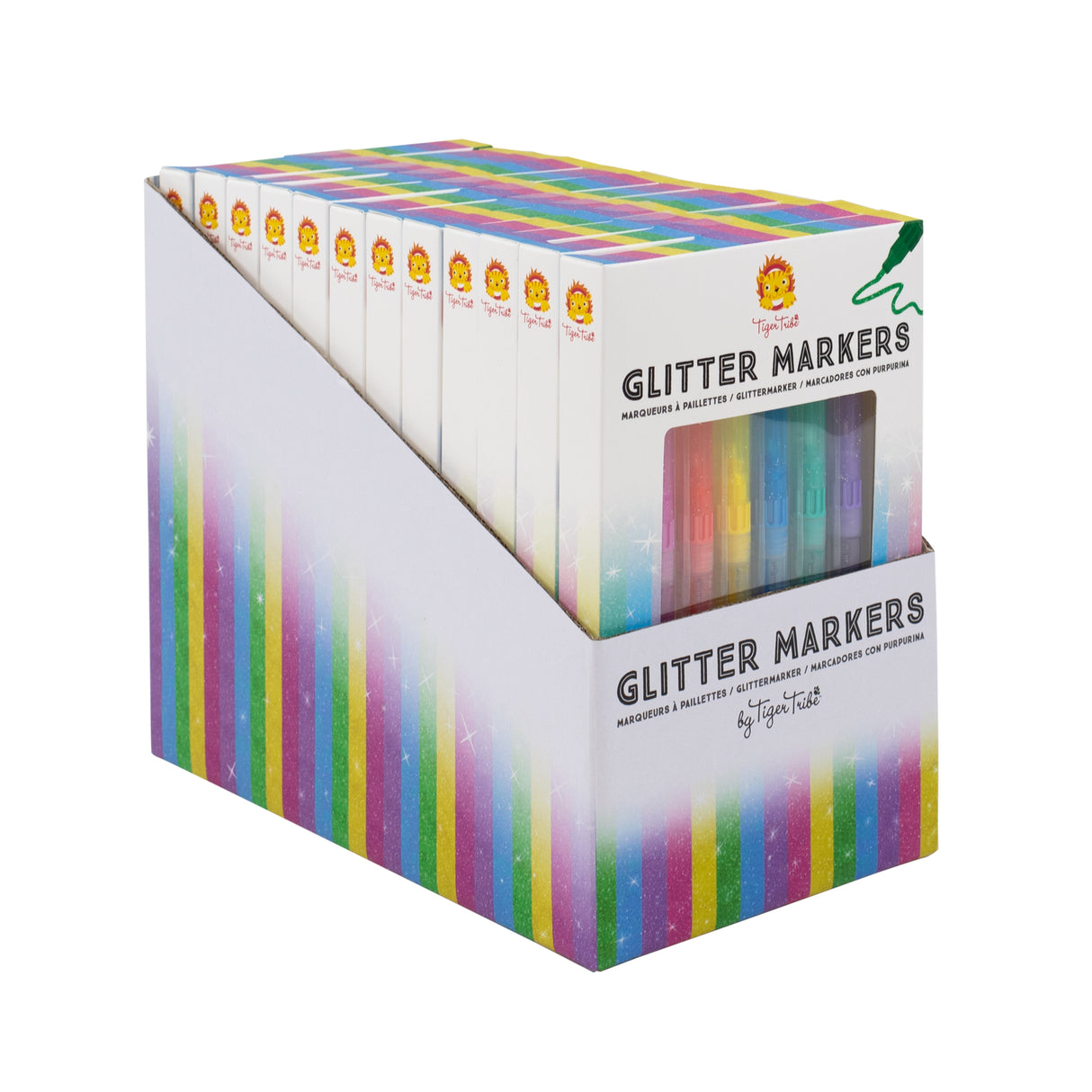 Tiger Tribe Glitter Markers