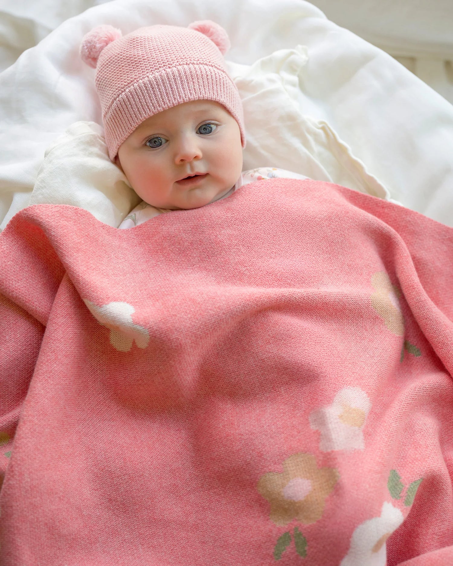 Toshi Beanie - Snowy - Misty Rose