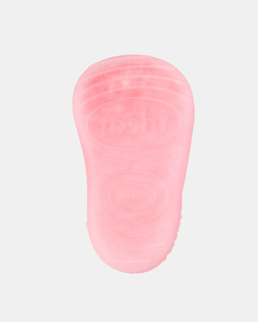 Toshi Organic Hybrid Walking Socks Dreamtime Footsteps - Carmine