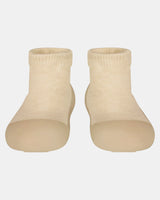 Toshi Organic Hybrid Walking Socks Dreamtime Footsteps - Driftwood