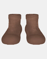Toshi Organic Hybrid Walking Socks Dreamtime Footsteps - Peppercorn