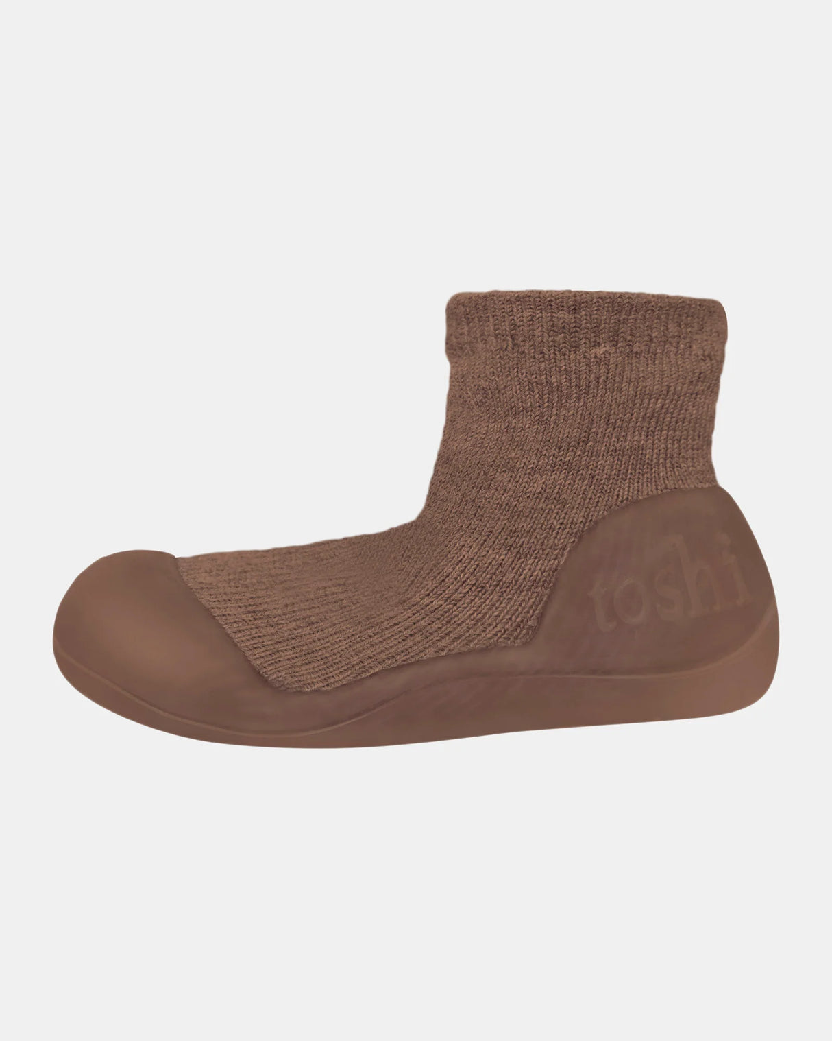 Toshi Organic Hybrid Walking Socks Dreamtime Footsteps - Peppercorn