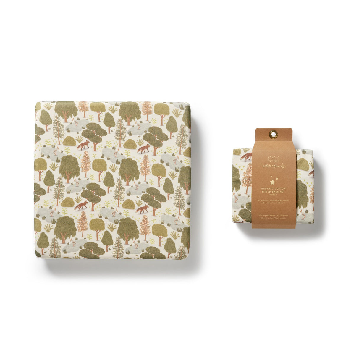Wilson + Frenchy Organic Cot Sheet - Little Trees