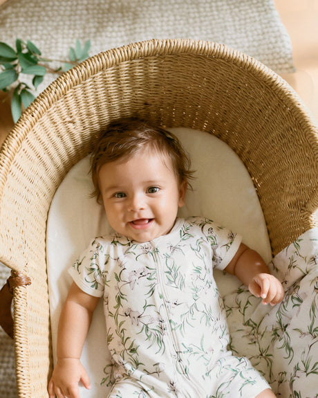 Minihaha Taylor Organic SS Zip Romper