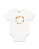 Minihaha Taylor Organic Floral Koala Bodysuit