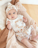 Minihaha Taylor Organic Floral Koala Bodysuit