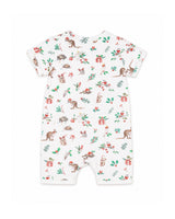 Minihaha Festive Print SS Romper