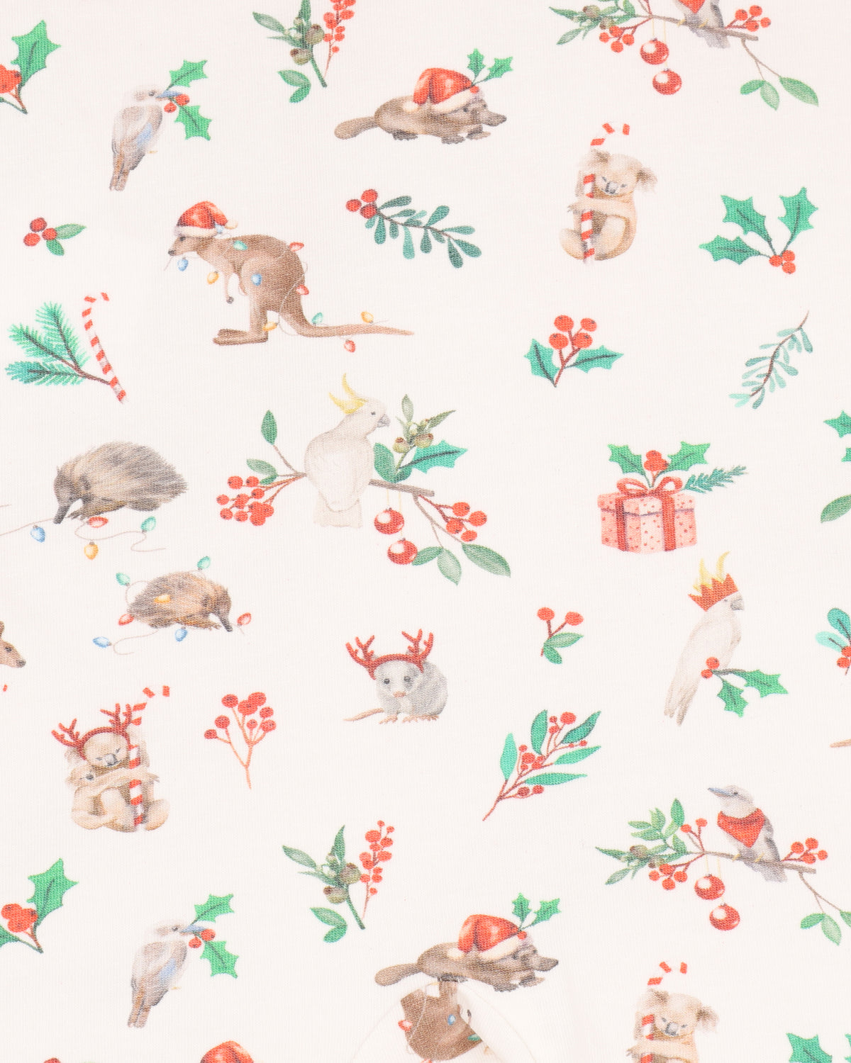 Minihaha Festive Print SS Romper
