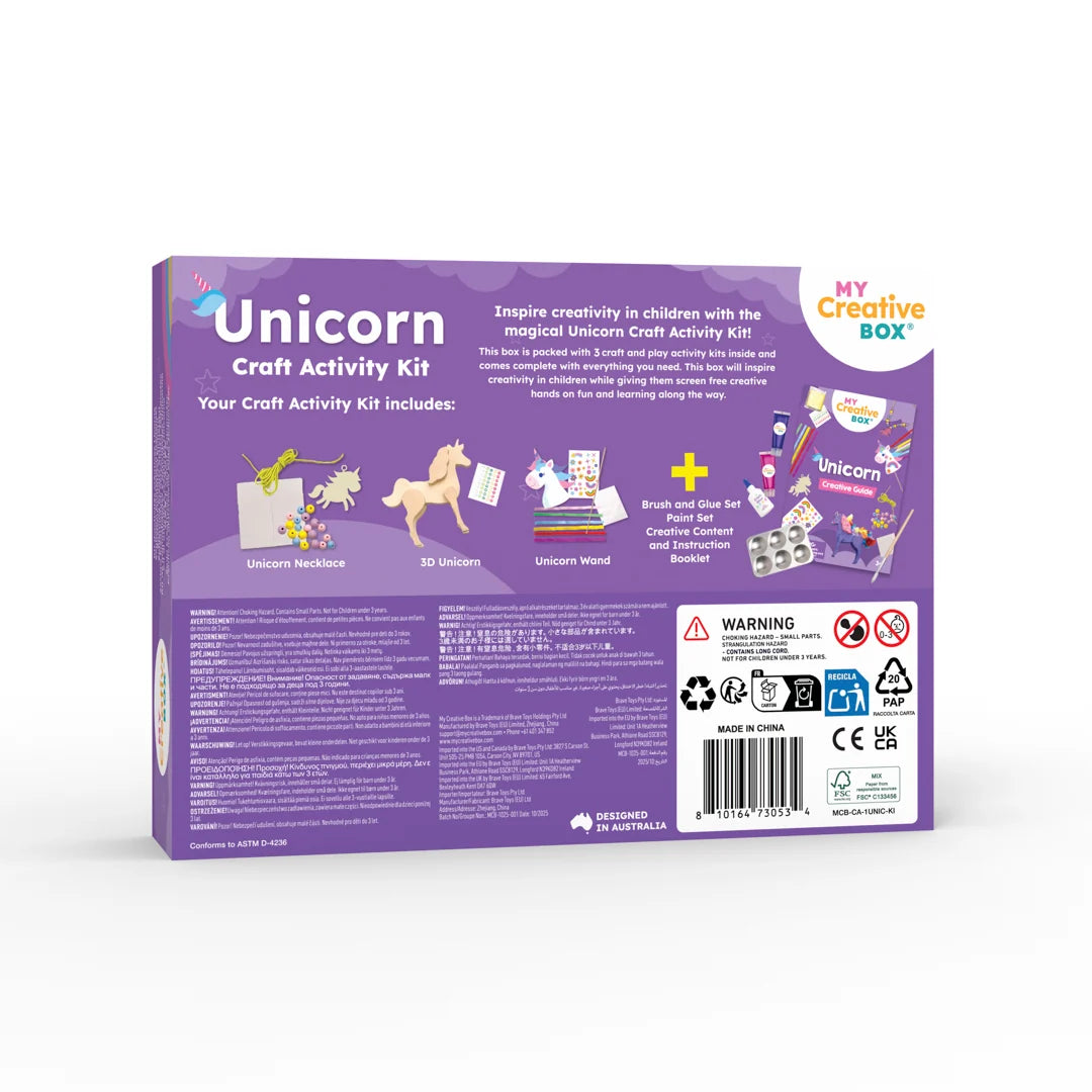 My Creative Box - Unicorn Craft Activity Kit